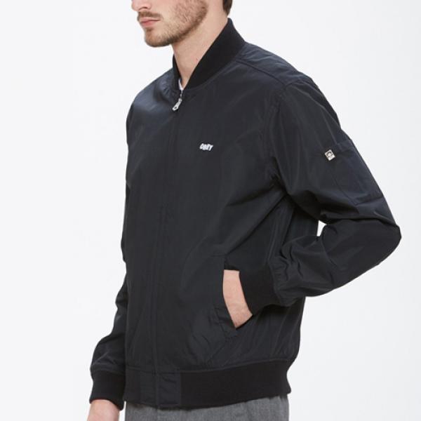 (121800265)EIGHTBALL II BOMBER JACKET-BLK